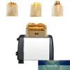 6PCS Reusable Toaster Bag Bread Sandwich Toast Non-stick for Grilled Cheese Sandwiches Food Microwave Heating Baking