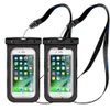 Amerikaanse voorraad 2 Pack Waterdichte zaken IPX 8 Cellphone Droge tas voor iPhone Google Pixel HTC LG Huawei Sony Nokia en andere telefoons A41 A44