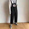 Fashion-Men's Japanese Casual Pants Men's Overalls Jumpsuit Black/Khaki Fashion Loose Pants Plus Size M-XL