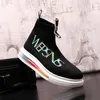 Classic Slip-On Socks Mens Shoes High Top Fashion Soft Comfortable Breathable Footwear Casual Summer Comfortable Sneakers