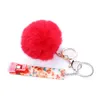 ATM Kreditkort Gripper med Clip Plush Ball Puller Kontaktlös Keychain Clip för Long Nail Woman Visitkort Hållare Clips