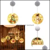 Décorations De Noël Fournitures De Fête Festive Maison Jardin Joyeux Mots Lampe Chaîne Père Noël Elk Bonhomme De Neige Motif Led Lumières Colorées Suita