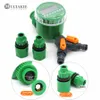 MUCIAKIE Garden Water Timer with 124Way Hose Splitter Automatic Watering Irrigation Controller Adapter 47 811 16mm Y200106