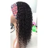 Onda de água brasileira bandana peruca cabelo humano virgem cabelo encaracolado brasileiro fácil instalar peruca de cabelo encaracolado com headband9943626