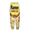 New Men / Womens Ramen Noodles Soup Funny 3D Print Fashion Tute Girocollo Hip Hop Felpa e pantaloni 2 pezzi Set Felpe con cappuccio TZ07