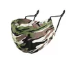 Face Mask Designer Dustproof Algodão Camo Máscaras para Homens Mulheres Espessadas Frio E Quente 3D Respirável Camuflagem FaceMask 6 Cor