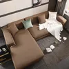Jacquard Splot elastyczny sofa Pokrywy do salonu Magiczna kanapa Pokrywa do fotela Leżak Seltal Segment Sofa Protector LJ201216