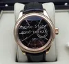 Watches For Men Rose Gold Mechanical 2813 Movement Watch Men's Dress Cellini 50525 Leather Classic 50515 Moonphase Display Crystal Date Moon