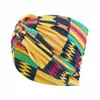 Women African Pattern Print Bandanas Headband Twist Style Sports Wide Yoga Elastic Hair Bands Hair Accessories Turban Headscarf