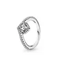 New Women Ring CZ Diamond Rings Women Jewelry per Pandora 925 Sterling Silver Wedding RING set con scatola originale