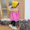 Olekid 가을 겨울 데님 재킷 소녀를위한 따뜻한 후드 어린이 청바지 자켓 1-7 년 어린이 아기 소녀 파카 유아 코트 201104