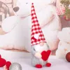 Valentijnsdag Faceless Doll Ornament Love Gnome paar poppenhuis raam decoratie geschenken speelgoed W-01355