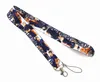 Klassisk Haikyuu Japansk Anime Lanyard Nyckelring ID Kreditkortsskydd Pass Mobiltelefon Charm Badge Väskor Hållare Nyckelhållare Tillbehör