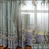 Vorhangvorhänge Home Deco El Supplies Garten Europäische geprägte bestickte Vorhänge Hochwertige Chenille-Stoffe Maßgeschneidert für Wohnzimmer Schlafzimmer