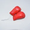 2PCS Car Boxing Gloves Mirror Hanging Pendant PVC Leather Auto Decorations Bag Pendant Araba Aksesuar Car Accessories Interior9701675