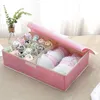 Drawer Organizer Underwear Sock Underpants Home Storage Box Non Woven Tyg Organizer Bag täckt efterbehandling LJ200812