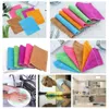 Kitchen Cleaning Wiping Rags Dishes Cleansing Cloths Water Absorption Anti-grease Dish Cloth Home Kitchen Washing Towel T9I001756