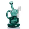 New Arrival Buoy Base Bong Glass Bubbler Perc Vapor Drum Hookah Water Pipe 14mm Joint Glass Bongs