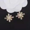 Luxury quality charm stud earring with transparent diamond for women wedding jewelry drop shipping with box PS3612