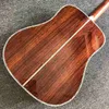 Custom ROSEWOOD fretboard 41 INCH acoustic guitar AAA solid top Grand OEM round body