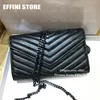 Дизайнеры Caviar Crossbody Bag Женские роскошные сумки Кошелек Высококачественная черная мода Натуральная кожа Цепочка-клатч из овечьей кожи Плечо Сумки через плечо оптом