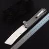 Специальное предложение KS1372 Flipper складной нож 8CR13MOV каменного мытья танто лезвие углеродное волокно + ручка из нержавеющей стали шариковые ножи с розничной коробкой