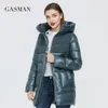 GASMAN Women's winter jacket new long warm beige down parka coat Women fashion collection outwear Female elegant jacket 008 201019