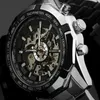Mode Topmerk Winnaar Mens Horloges Luxe Skeleton Klok Man Classic Sport Horloge Gift Automatische Mechanische Relogio Masculino 201123