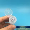 50 pcs 10 ml plástico transparente flip tampa de água frascos mini pequeno perfume shampoo amostra recipiente de embalagem frete grátis