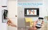 FreeShipping Système d'interphone domestique sans fil WiFi Smart IP Video Doorbell 7 pouces avec 1x1200TVL Caméra de téléphone de porte filaire