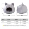 Soft Cat House Warm Bed Cave Tent with Removable Cushion Winter Sleeping Pet Pad Nest Cats Products Y2003302818