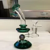 Nargile bong dab teçhizat varış 6.7 "cam su boruları renkli bongs baş mini boru dab kuleleri küçük fıskık beher bong yağ teçhizatı