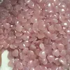 Естественная розовая кварца в форме сердца влюбленность в любовном мини-кристаллом чакрам бисеры заживление домашнего декора Рейки целебный камень украшения