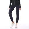 Leggings Yoga Fitnessstudio Kleidung Frauen Beinende Farbhose hohe Taillenhosen laufen Fitness -ￜbung insgesamt in voller L￤nge 4 -Strumpf 4