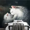 Papier peint Photo personnalisé 3D chats animaux peintures murales salon enfants chambre décor à la maison Style européen peinture murale Papel De Parede 3D