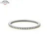 Full Micro Cubic Zirconia Wedding Band Rings for Women Delicate CZ Crystal Ring Jewelry Gift Dainty Thin Finger Rings H408511375