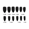 24pcs Superbes Designs Faux Ongles ABS Résine Faux Ongles Ensemble Complet Manucure Art Conseils