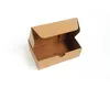 Cajas de regalo de papel Kraft en blanco Caja de envío de correo Caja de cartón corrugado Paquete de regalo de boda Envoltura de recuerdo de fiesta de Navidad