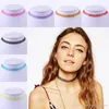 plastik choker halsketten