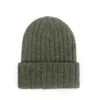 Quente do bebê Knitting Hat Crochet Gorro de Inverno Criança Cap Kid exterior de algodão macio chapéu cor sólida malha Headwear