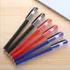 Gel carbon water-based pen 0.5mm European standard bullet nib black office signature pen office student exam frosted ballpoint pen