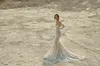 Eisen Stein 2021 Wedding Dresses Sweetheart Long Sleeves Lace Appliques Mermaid Bridal Gowns Custom Made Sweep Train Wedding Dress