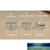 5 STKS 2G / 3G / 5G / 10G / 15G / 20G Plastic Clear Cosmetic Jars Container Black Lid Lotion Bottle Fials Face Cream Sample Pots Geldozen