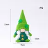 Lapin de pâques Gnome irlandais sans visage lapin nain poupée printemps fête en peluche lapin nains vacances maison Table décoration