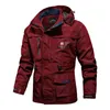 Fashion Men Outdoor Jacke Frühling Herbst Dünne Windbreaker Jacke Atmungsbezogene Mantel Männer winddichte Wasserdichte Wanderwanderung Casual Outwear 201127