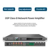 4-kanals 2000W Professional DSP Class D Network Control Amplifier-högtalare