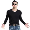 Hot New Spring Fashion Brand O-Sece Slim Fit с длинным рукавом футболка для мужчин Trend Curry Mens футболка корейских футболок 4XL 5XL 201203