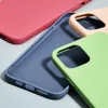 حالات TPU السيليكون السائل لجهاز iPhone 14 13 12 11 Pro Max Mini 7 8 XR X XS Ultra Slim Slim Prochproof Phone Cover Cover Full