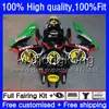 注入OEM HONDA CBR 600RR 600F5 600CC CBR600 RR F5 03 04 04 49HM.31 CBR600RR 03 04 CBR600F5ブラックグリーンCBR 600 RR 2003 2004フェアリング