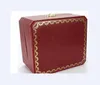 2023 Luxury Box Box Red New Square Box per orologi Whit Booklet Card and Papers in inglese